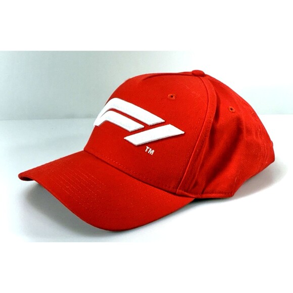 F1 Formula 1 Racing  Officially Licensed Adjustable Strapback Red and White Hat - Picture 4 of 9